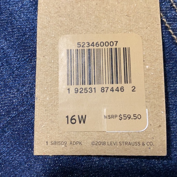 Levi’s contrast stitch mid ave deconstructed skirt - Picture 3 of 4